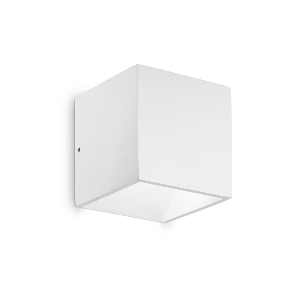 Applique Moderna Rubik Alluminio Bianco Led W K Luce Naturale