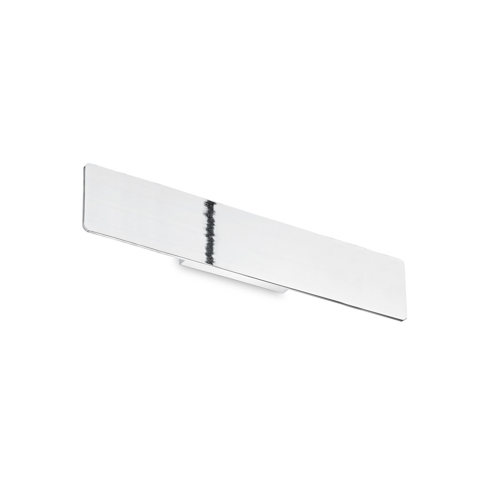 Image of Applique Moderna Zig Zag Metallo Cromo Led 23W 3000K Luce Calda