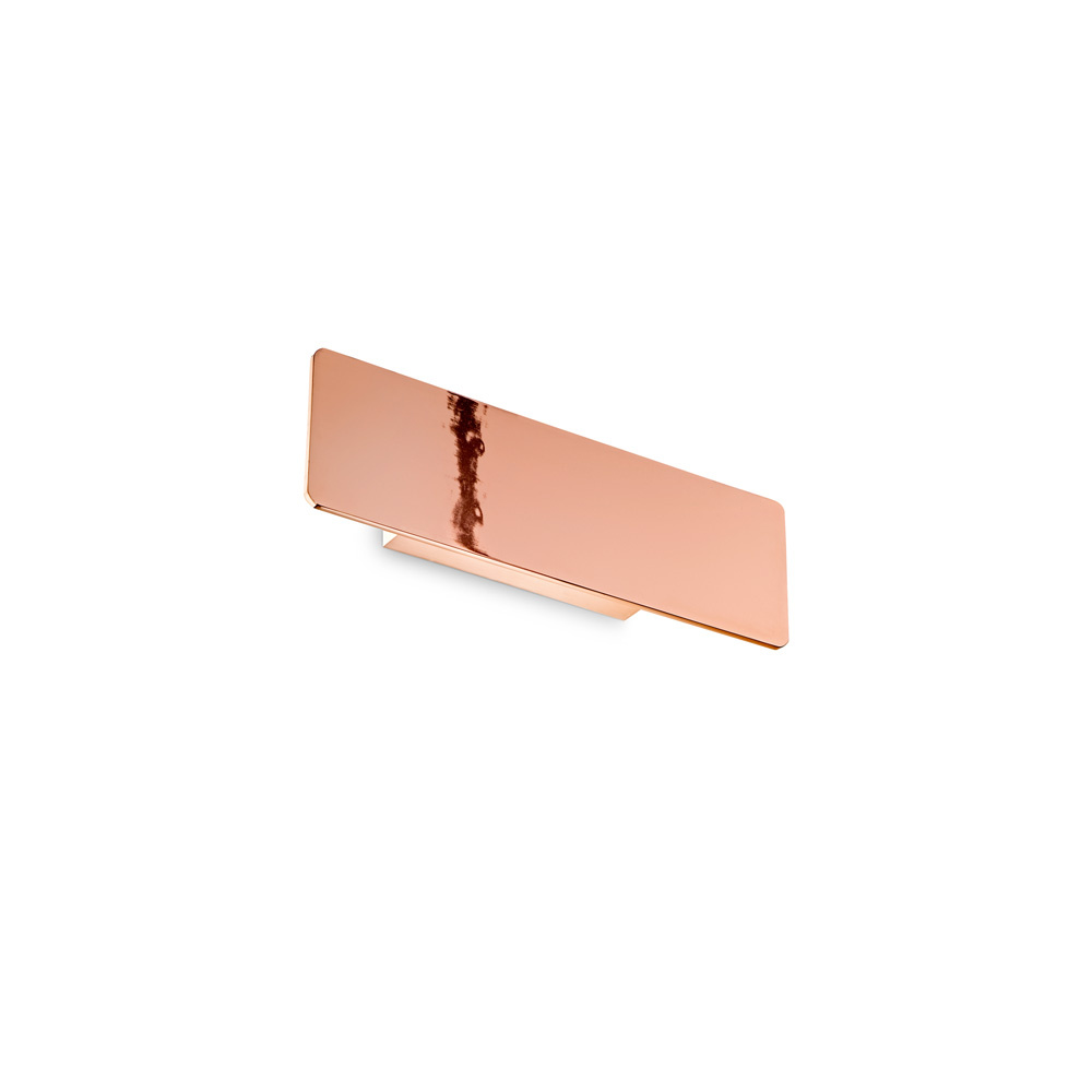 Image of Applique Moderna Zig Zag Metallo Rame Led 12,5W 3000K Luce Calda