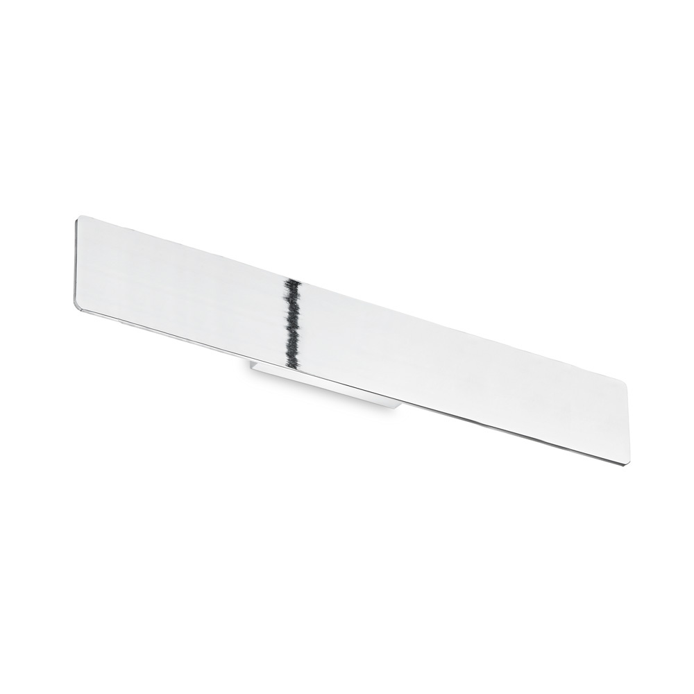 Image of Applique Moderna Zig Zag Metallo Cromo Led 30W 3000K Luce Calda