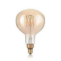 Lampadina Led Xl Globo Small D95 E27 4 Watt 2200 K 320 Lm Vintage Ambra