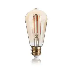 10 Lampadine Led Cono E27 4 Watt 2200 K 300 Lm Vintage Ambra