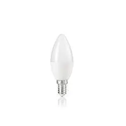 10 Lampadine Led Ovale E14 7 Watt 3000 K 560 Lm Bianca