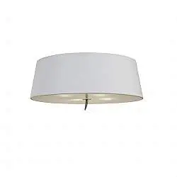 Plafoniera Contemporanea Ninette Ottone Bianco 4 Luci E27 IP20