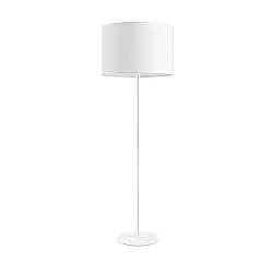 Piantane - Lampade Da Terra Set Metallo Bianco 1 Luce E27