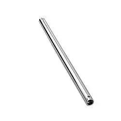 Asta Sostitutiva Ventilatore 45 Cm Metallo Cromo Spazzolato