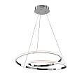 Sospensione Moderna Malena Con Led Integrato Metallo E Alluminio Cromo Lucido | Be Light