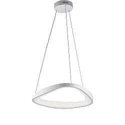 Sospensione Moderna Triangolare Anna Led Integrato In Alluminio Bianco