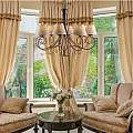 Lampadario 8 Luci Vienna Ferro Marrone E Oro Con Paralumi In Pvc BL258-8-BR