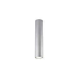 Plafoniera Moderna A Cilindro Dag 1 Luce Gu10 In Ferro Laccato Argento