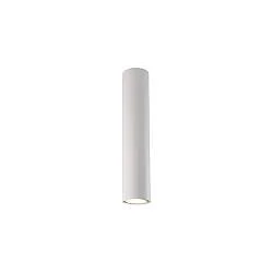 Plafoniera Moderna A Cilindro Dag 1 Luce Gu10 In Ferro Laccato Bianco