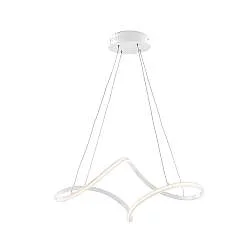 Sospensione Moderna Dana Metallo Bianco Led Integrato 4000K