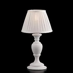 Lumetto Shabby Chic Fiorenza Legno Bianco 1 Luce E14