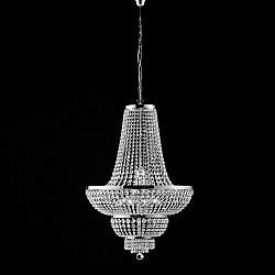 Lampadario Classico Mozart Metallo E Cristallo Cromo 10 Luci E14 Lampadario Classico Mozart Metallo E Cristallo Cromo 10 Luci E14