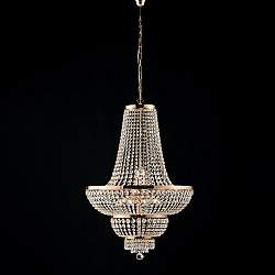 Lampadario Classico Mozart Metallo E Cristallo Oro 10 Luci E14 Lampadario Classico Mozart Metallo E Cristallo Oro 10 Luci E14