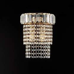 Applique Contemporanea Vladimir Metallo Oro 2 Luci E14