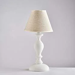Lumetto Shabby Chic Cascina Bianco 1 Luce E14
