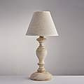 Lumetto Shabby Chic Cascina Bianco Tortora Vintage 1 Luce E14 BL265-LT-BT