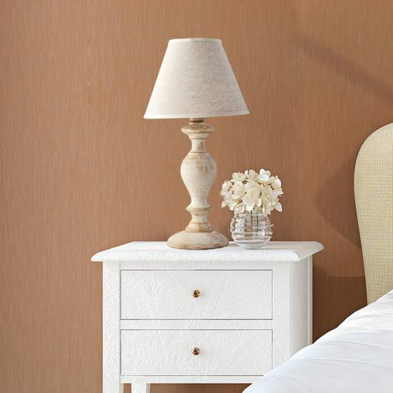Lumetto Shabby Chic Cascina Bianco Tortora Vintage 1 Luce E14 BL265-LT-BT