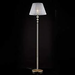 Piantana Classica Ruben Metallo Oro E Cristallo 1 Luce E27