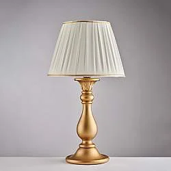 Lampada Da Tavolo Contemporanea Lucca Legno Oro 1 Luce E27