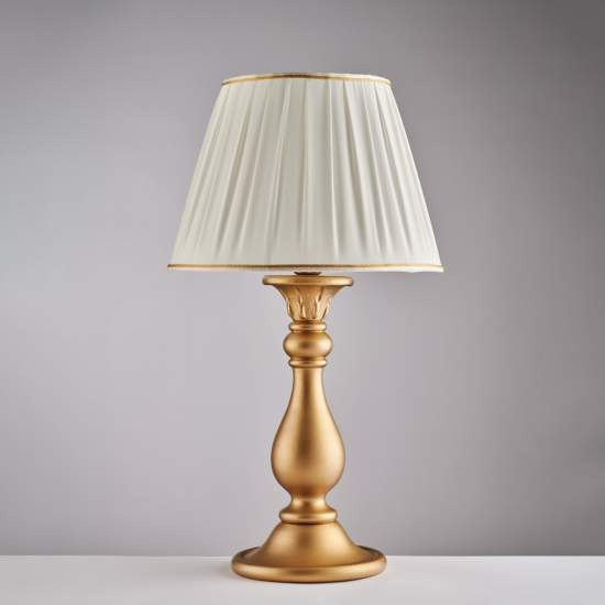 Lampada Da Tavolo Contemporanea Lucca Legno Oro 1 Luce E27 BL271-LM-OR