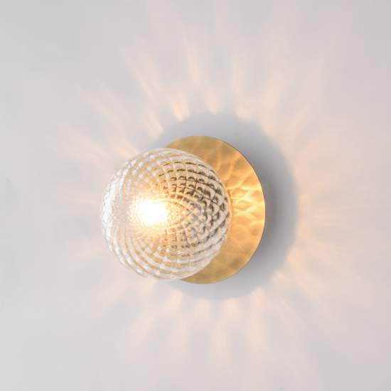 Applique Contemporanea Armonia Metallo Bronzo 1 Luce E14 BL285-AP1-BRZ