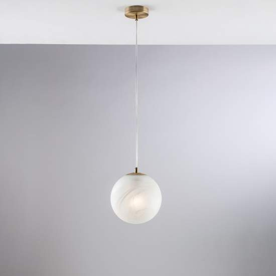 Sospensione Contemporanea Olaf Metallo Bronzo 1 Luce E27 BL294-S1-BRZ