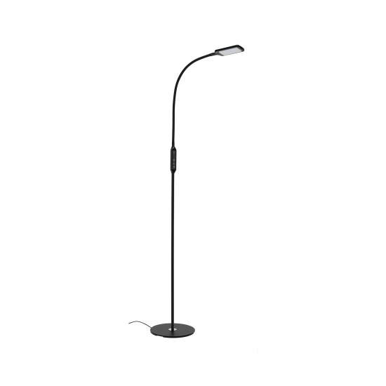 Piantana Nordico Office Remote Metallo Nero Led Integrato 7W Da 3000 A 6000K 1296015
