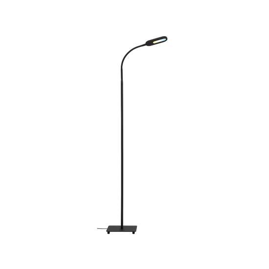 Piantana Nordico Office Step Metallo Nero Led Integrato 6,5W 3000,4000,6000K 1297015