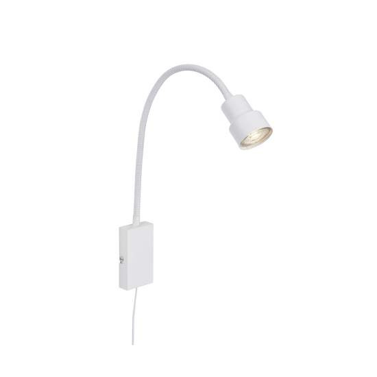Applique Moderna Tusi Metallo Bianco 1 Luce Gu10 3000K 2085016