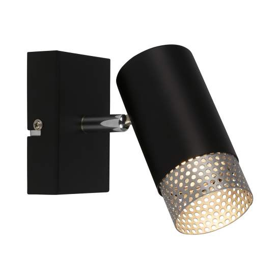 Spot Vintage Plek Metallo Cromo Opaco 1 Luce Gu10 2142015