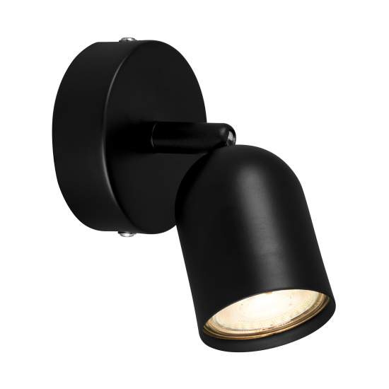 Spot Contemporaneo Tabo Metallo Nero 1 Luce Gu10 2145015