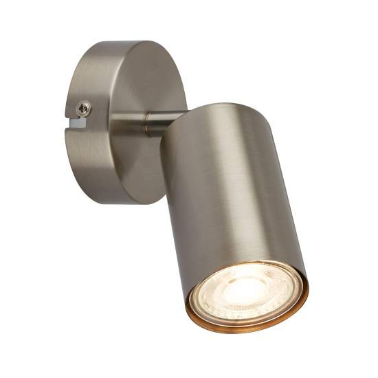 Faretto Moderno Tib Metallo Nichel Satinato 1 Luce Gu10 2172012