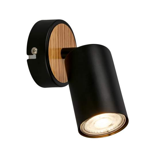 Faretto Moderno Tib Metallo Nero 1 Luce Gu10 2172014