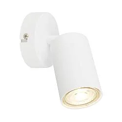 Faretto Moderno Tib Metallo Bianco Opaco 1 Luce Gu10