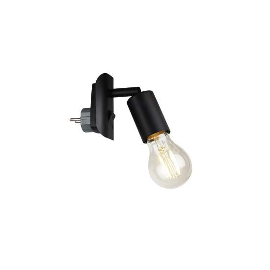 Applique Contemporanea Batita Metallo Nero 1 Luce E27 2602015