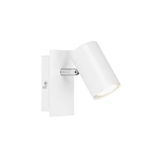 Spot Moderno Run Metallo Bianco 1 Luce Gu10 2857016