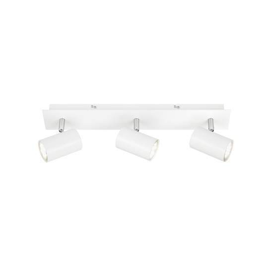 Spot Moderno Run Metallo Bianco 3 Luci Gu10 2857036