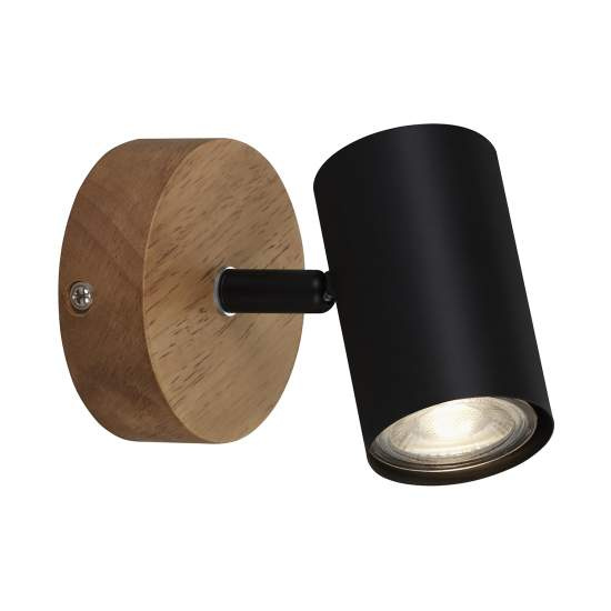 Spot Vintage Muritz Metallo Nero 1 Luce Gu10 2920015