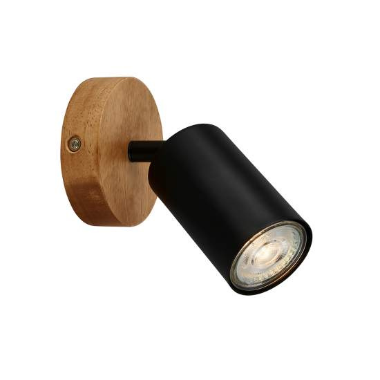 Spot Vintage Kullig Metallo Nero 1 Luce Gu10 2922015