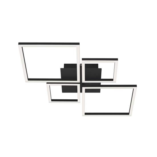Applique Moderna Frame Metallo Nero Led Integrato 44W 3000K 3128015