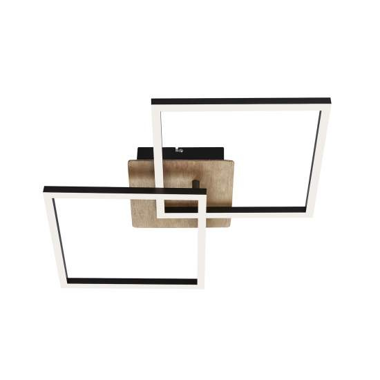 Applique Moderna Frame Metallo Nero Led Integrato 22W 3000K 3210014