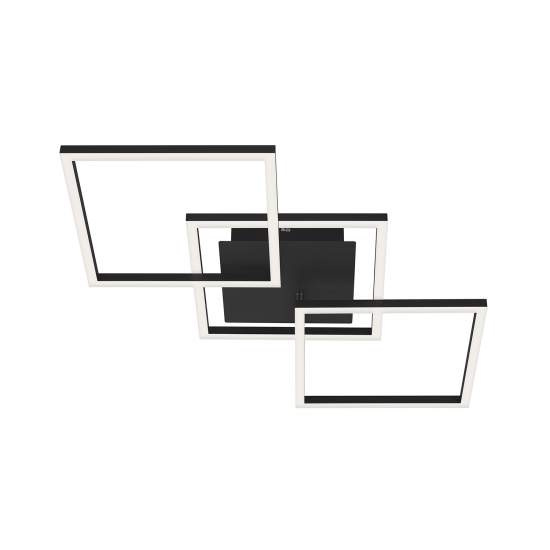 Applique Moderna Frame Metallo Nero Led Integrato 30W 3000K 3217015