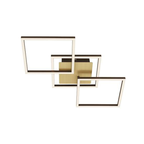 Applique Moderna Frame Metallo Oro Spazzolato Led Integrato 30W 3000K 3217017