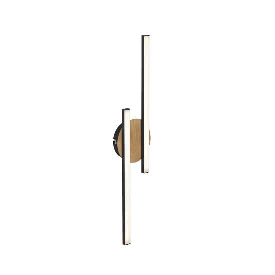 Applique Moderna Go Metallo Nero Led Integrato 12W 3000K 3448014