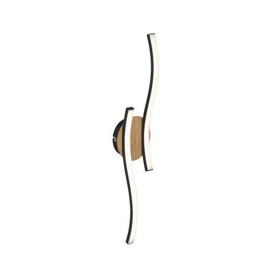 Applique Moderna Go Metallo Nero Led 12W 3000K 3449014