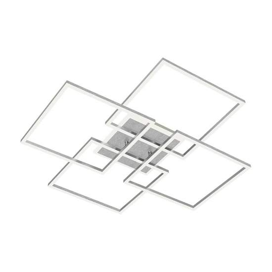 Applique Moderna Frame Brilo Smart Metallo Argento Led Integrato 50W 3515019