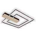 Plafoniera Moderna Nico Duo Metallo Plastica Oro Led 30W 3000K 3545017