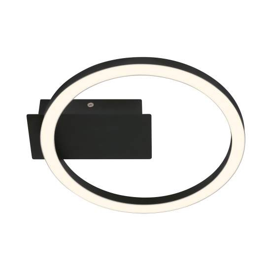 Applique Moderna Frame Plastica Nero Led Integrato 6W 3000K 3778015